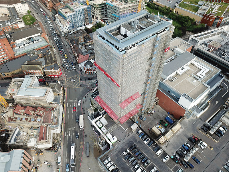 Sudbury House scaffolding design