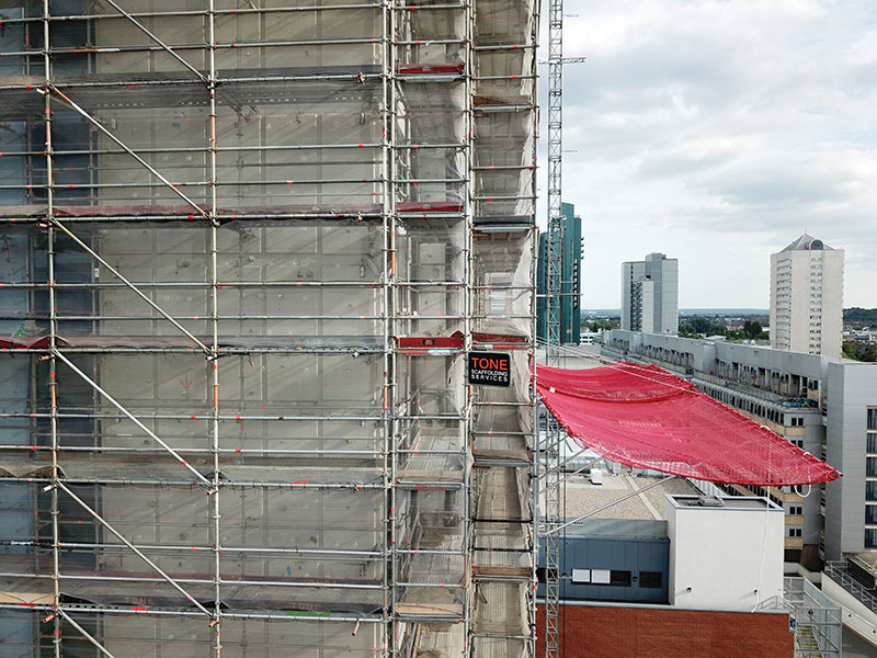 Sudbury House scaffolding design